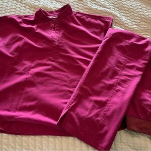 Figs Rich Magenta Medical Scrub Set